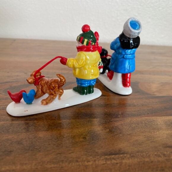 Vintage Dept 56 Snow Village Pets on Parade - Picture 5 of 7